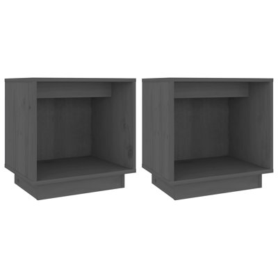 Gela 40cm W Solid Wood Bedside Table