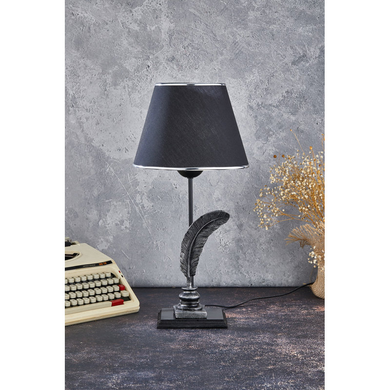 Lampe de table Abdas, Noir
