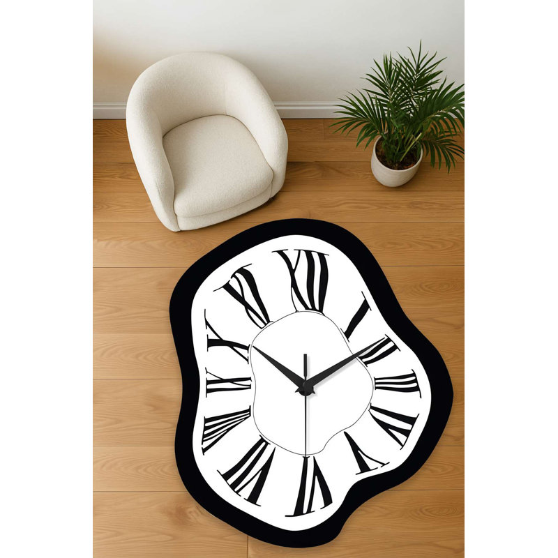 Tapis de décoration abstraite de style surréaliste