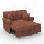 Canapé-lit en chenille avec coussin amovible-1171106395