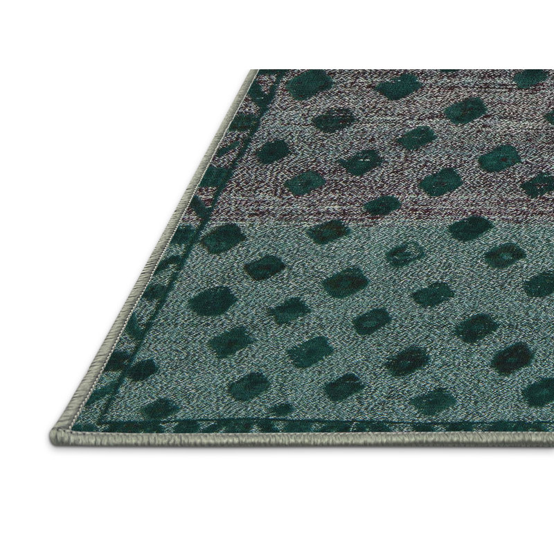 Geometric Indoor Rug, Rectangle 2' x 3'