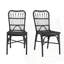 Ensemble de 2 chaises d'extérieur en rotin-577576525