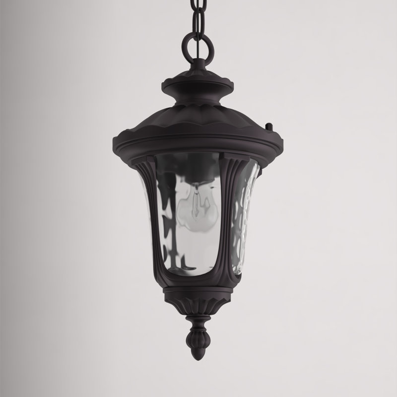 Courteau Outdoor Pendant, Bronze, 12"