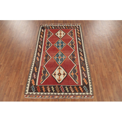 Tapis kilim à teinture végétale 5 x 8 po