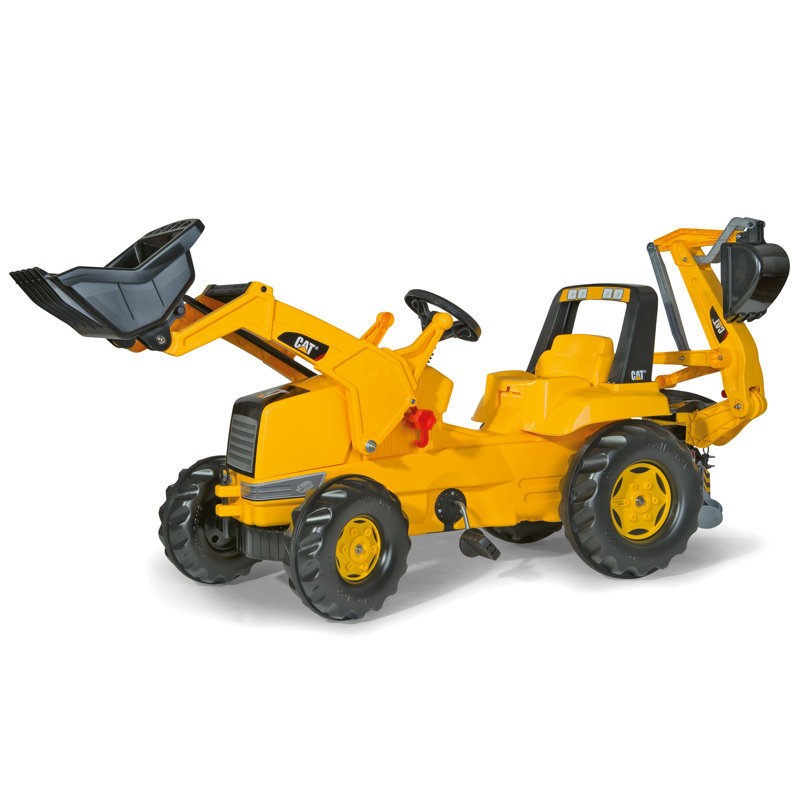 Rolly Toys CAT Tractor with Frontloader & Rear Excavator