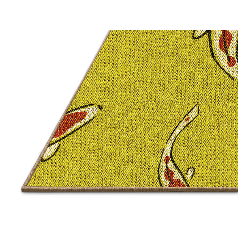 Performance Wool Abstract Indoor Rug, Rectangle 5' x 8'