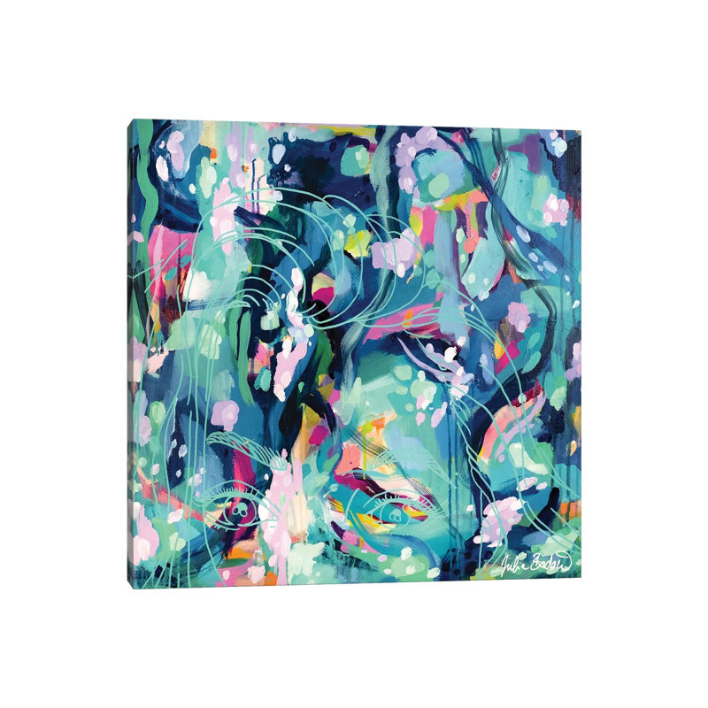 You Glow Girl by Julia Badow - Wrapped Canvas Painting, 30.48 cm H x 30.48 cm W