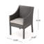 ANTIBES DINING CHAIR-GREY