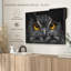 «Yellow Eyed Owl Wall Art»-521000811