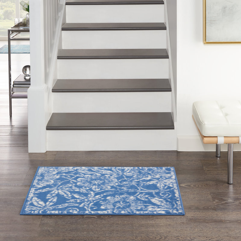 Floral Indoor Rug, Rectangle 2' x 3'
