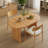 55.12"-70.87" Extendable Dining Table with removable extension leaves