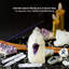Baguette Hémalayan Glow Selenite Crystal - 4 pouces, cristaux et pierres de soin 2 spirales et 1 baguette de massage
