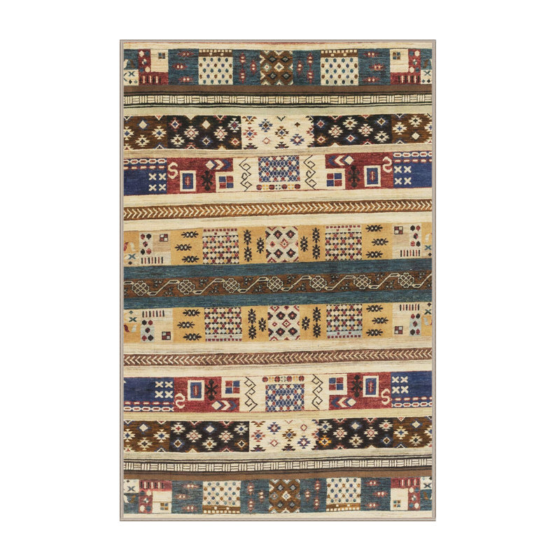 Abstract Indoor Rug, Rectangle 3' x 5'