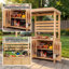 100% Natural Cedar Outdoor Kitchen Island
