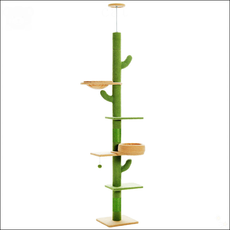 Arbre à chat de plafond [87 "-100"] Hauteur réglable