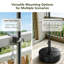 180cm X 130cm Rectangular Balcony Parasol-1891464504