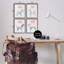 Ensemble de 4 giclées encadrées Chic Stylish Dogs, par Carol Robinson-1829377434-1829377412