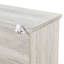 Meuble de rangement d'appoint autoportant, buffet en MDF, portes sculptées en miroir acrylique, étagère réglable, grand plateau, sangles anti-basculement, montage facile pour salon, entrée ou cuisine