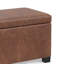 Repose-pieds rectangulaire avec rangement relevable Dover-1897544026