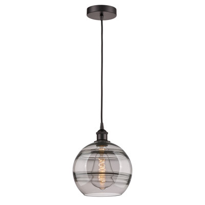 Luminaire suspendu 1 lumière Edison Bienes-616-G556