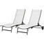 Méridienne pour l'extérieur 2 pièces Outsunny