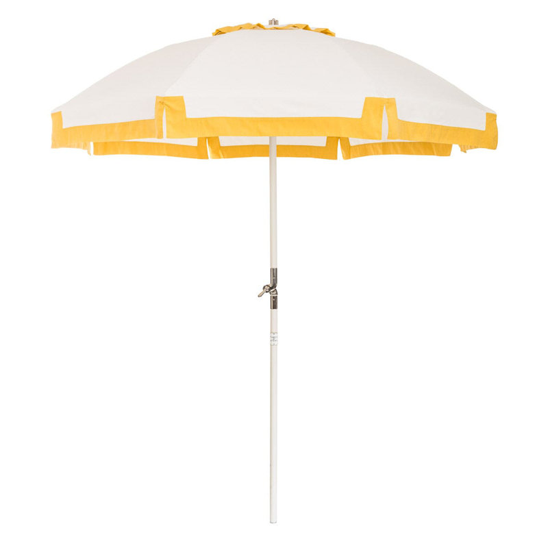 Le parapluie The Club, Jaune / Blanc