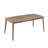 Acacia Wood Dining Table 8-Person Outdoor Table, Farmhouse Furniture For Patio, Garden, Backyard, Light Brown 180 Lbs Weight Capacity 70.75"L