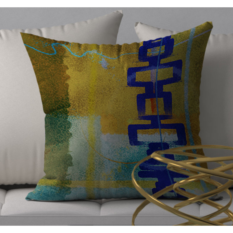 Housse de coussin carrée à approbation difference, 24 po x 24 po