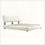 Structure de lit, tête de lit capitonnée avec très grand coussin ultra doux-207590233-207590236