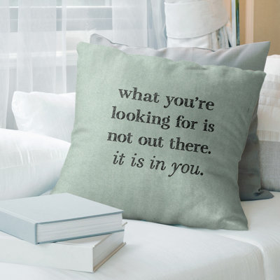 Reversible Pillow Cover