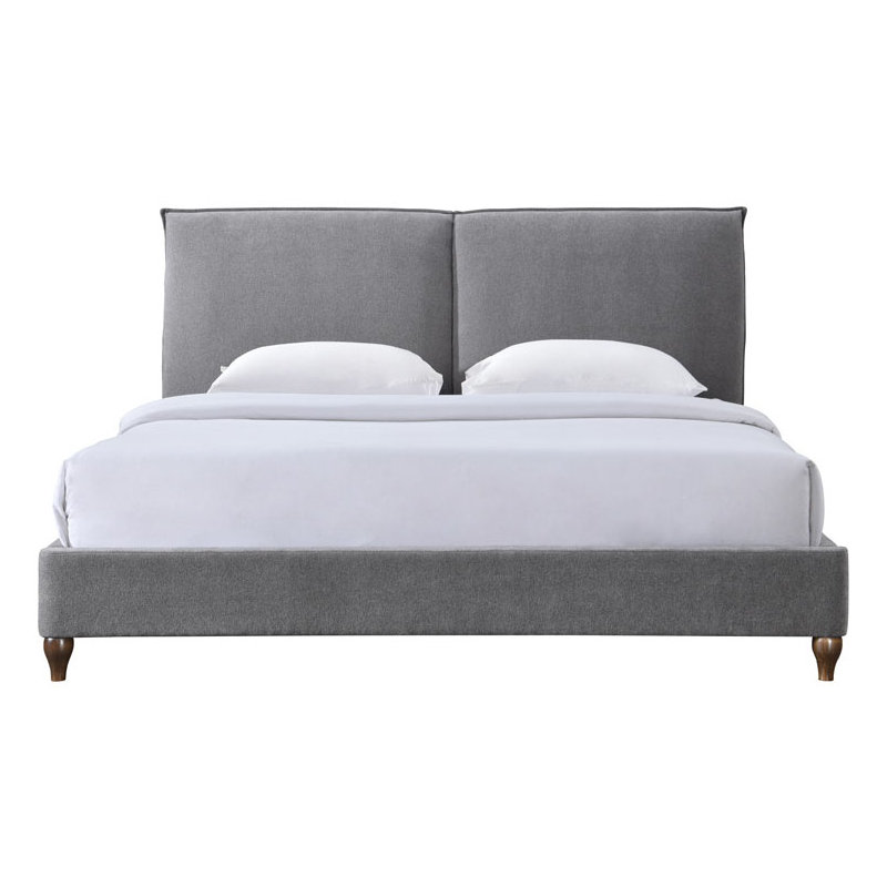 Sophianna Platform Queen Bed, Queen, Dark Gray/Walnut