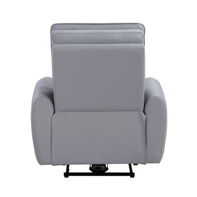 Fauteuil inclinable électrique en cuir synthétique Jeromie avec port USB