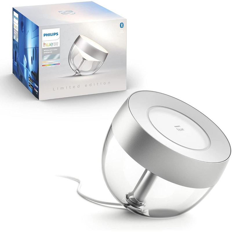 Philips Hue Iris Smart Table Lamp With White And Colour Ambiance LED - Voice Control Via Hue App, Alexa, Google Assistant, And Apple Homekit
