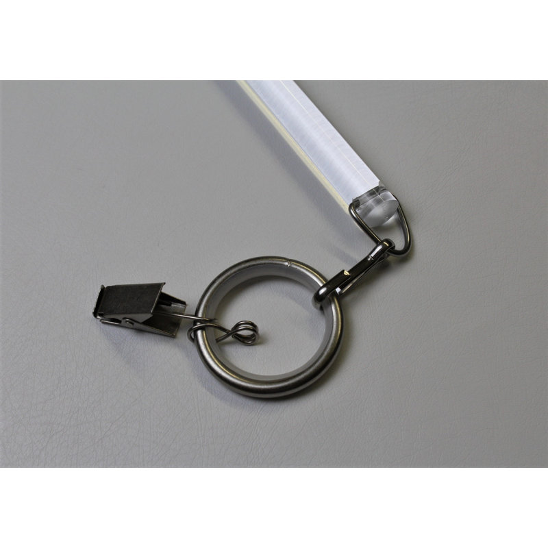 Accessoire de rideau Malott, Étain, L 36 po