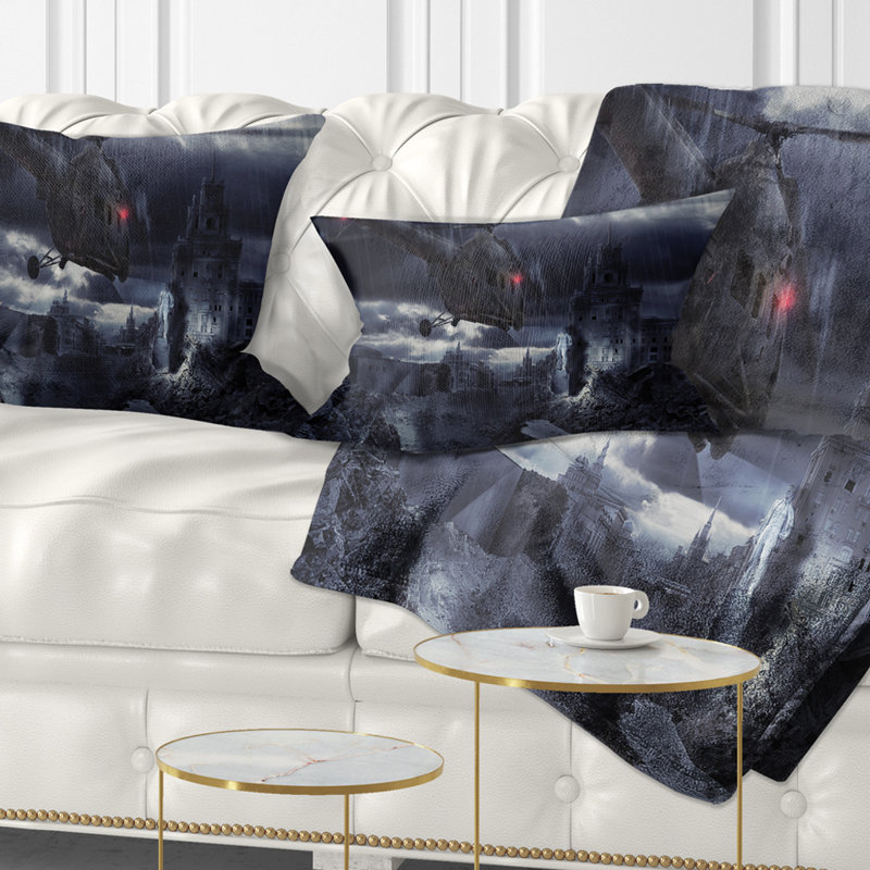 Coussin lombaire de photographie au-dessus d’orage