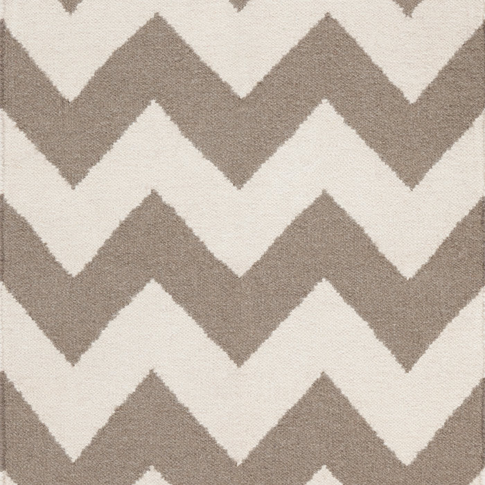 Balaguer Wool Chevron Indoor Rug, Rectangle 8' x 11'