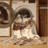 Machine Washable Vehicles And Transportation Vintage Convertible Car Vintage Damask Rug in Beige – Beige Binding-986517128