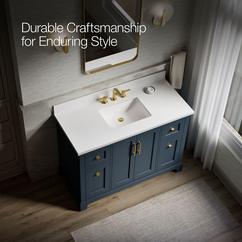 49.02 in. Single Vanity, Tidal Blue