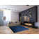 Handwoven Wool Gabbeh Uni Blue Rug