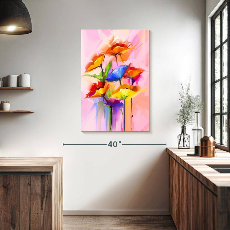 Fleurs Harnek, H 39 po x l 26 po