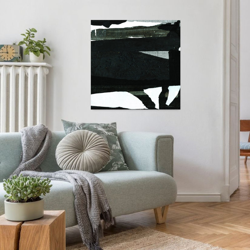 Art contemporain abstrait vieillissant, H 32 po x l 32 po