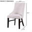 Chaise de salle à manger de style transitionnel 2 pièces