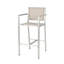 Assortiments de sièges de patio 29,50 ", rouille argentée, grillage gris