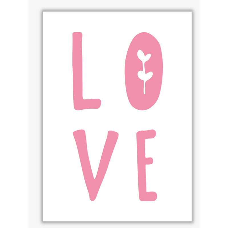 Love - Print, No Frame, 42 cm H x 30 cm W x 1 cm D