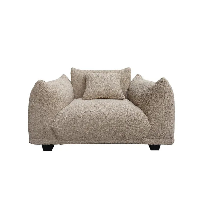 Ensemble de canapé et chaise surdimensionnée Halimah, Ourson brun