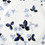 Wild Strawberry Inky Blue 8.1in Salad Plate