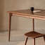 Table de salle à manger rectangulaire simple en bois massif-1768543795