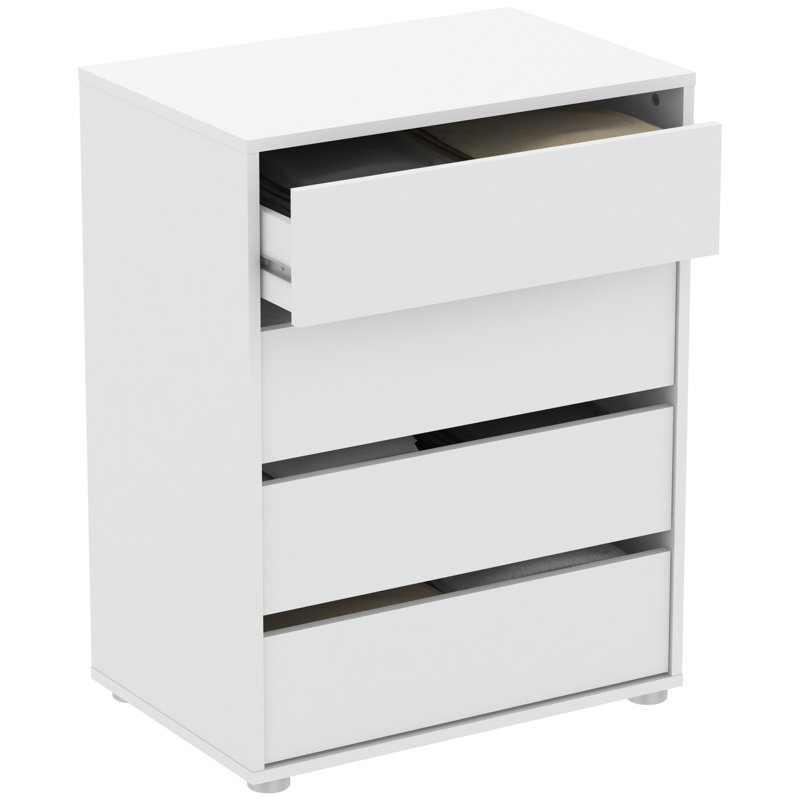 Selestina 60cm W 4 - Drawer Chest of Drawers, Matt White
