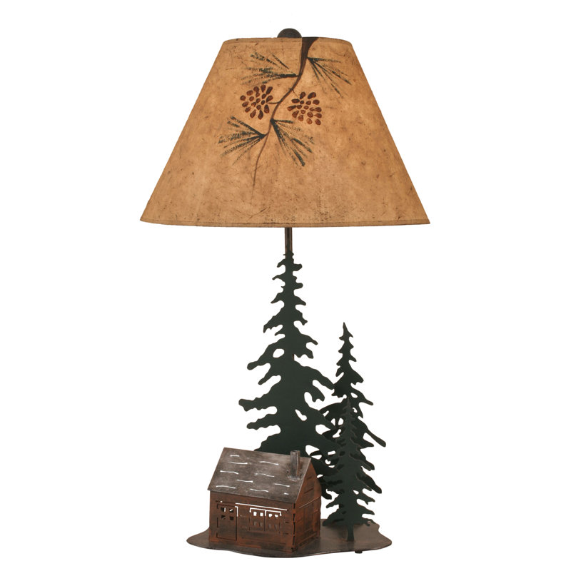 Lampe de table 33" iron pin trees Cannonleague