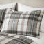 Édredon double / grand, tissu en microfibre, 2 taies décoratives, coussins décoratifs, literie élégante avec motif, taies décoratives et tissu de qualité